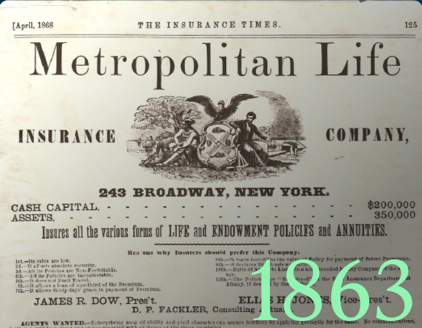 Founded to insure Union soldiers during the Civil War 